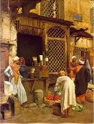 Arab or Arabic people and life. Orientalism oil paintings  489